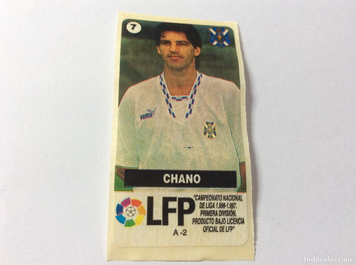 Cromos de F&uacute;tbol: Chano CD Tenerife Chicles Vidal 96 97 La liga de las estrellas