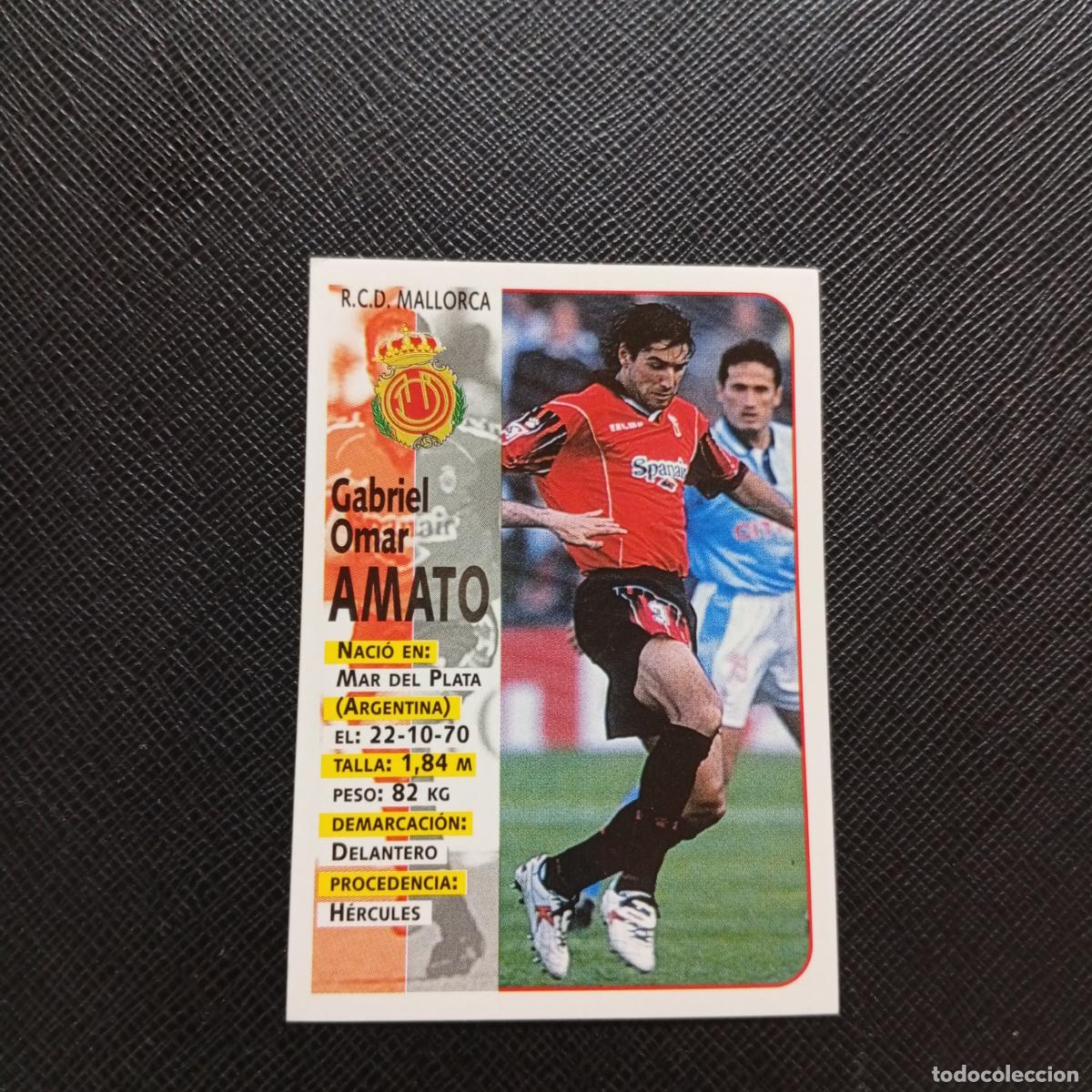 Cromos de F&uacute;tbol: 120 AMATO MALLORCA PANINI 1998 1999 CROMO FUTBOL LIGA 98 99 - SIN PEGAR - A67 PG10