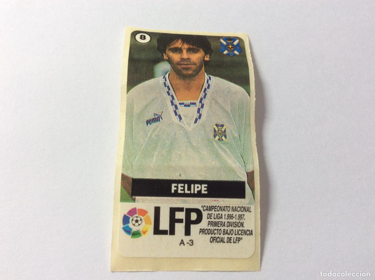 Cromos de F&uacute;tbol: Felipe CD Tenerife Chicles Vidal 96 97 La liga de las estrellas