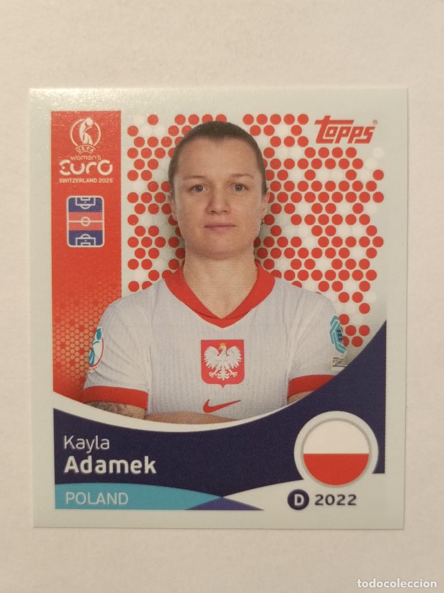 Cromos de F&uacute;tbol: #197 ADAMEK (POLONIA) EURO WOMENS SUIZA 2025 TOPPS