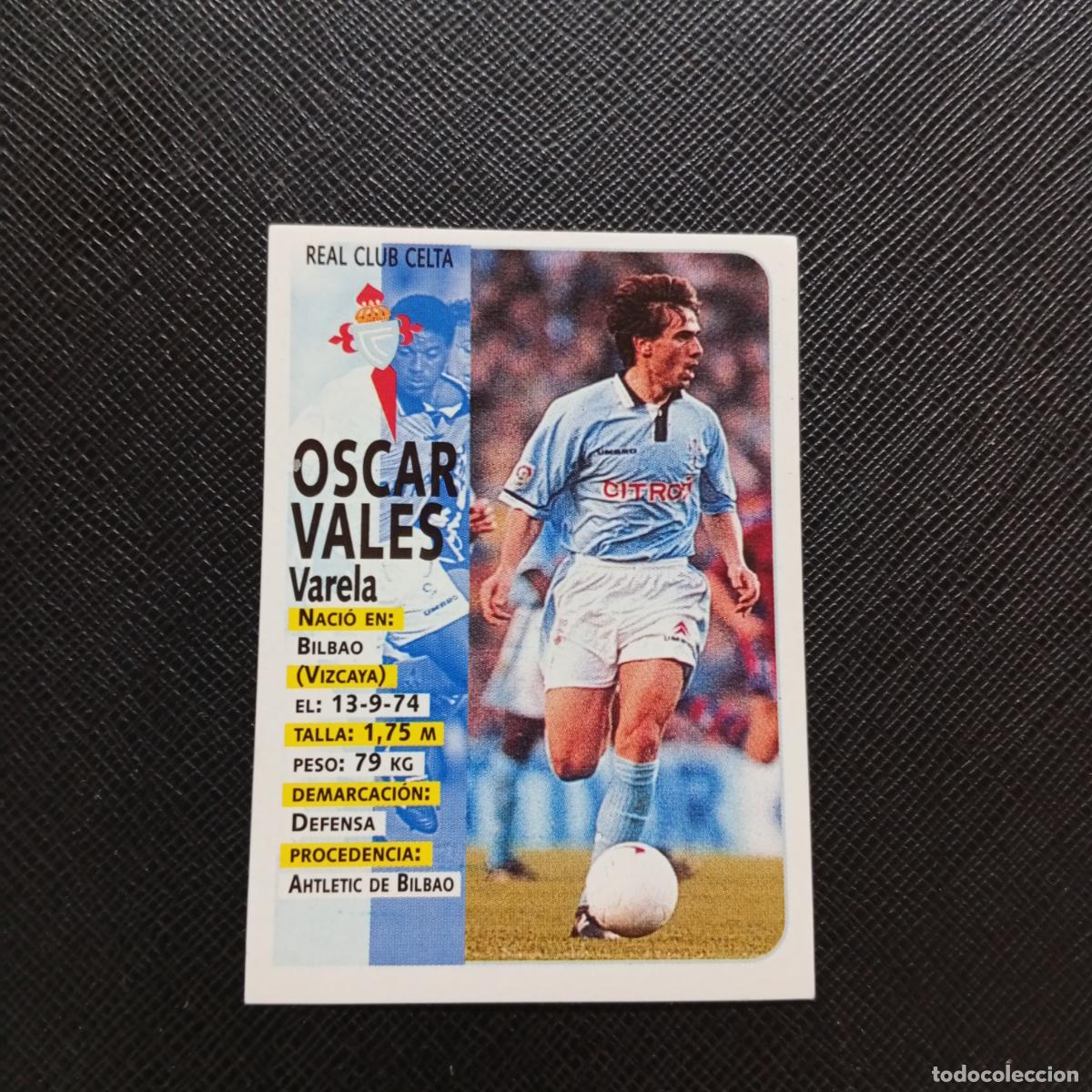 Cromos de F&uacute;tbol: 126 OSCAR VALES CELTA PANINI 1998 1999 CROMO FUTBOL LIGA 98 99 - SIN PEGAR - A67 PG46