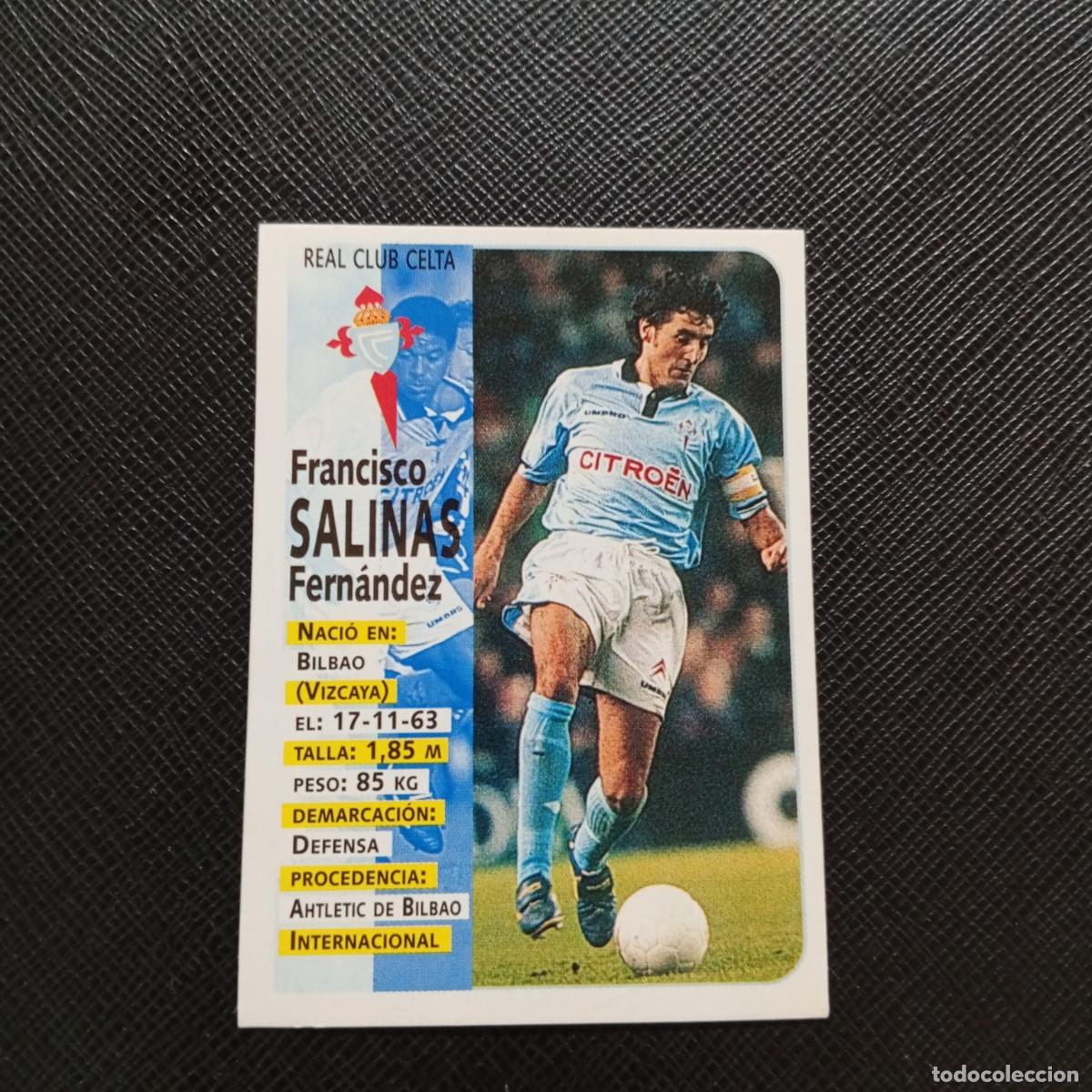 Cromos de F&uacute;tbol: 127 SALINAS CELTA PANINI 1998 1999 CROMO FUTBOL LIGA 98 99 - SIN PEGAR - A67 PG55