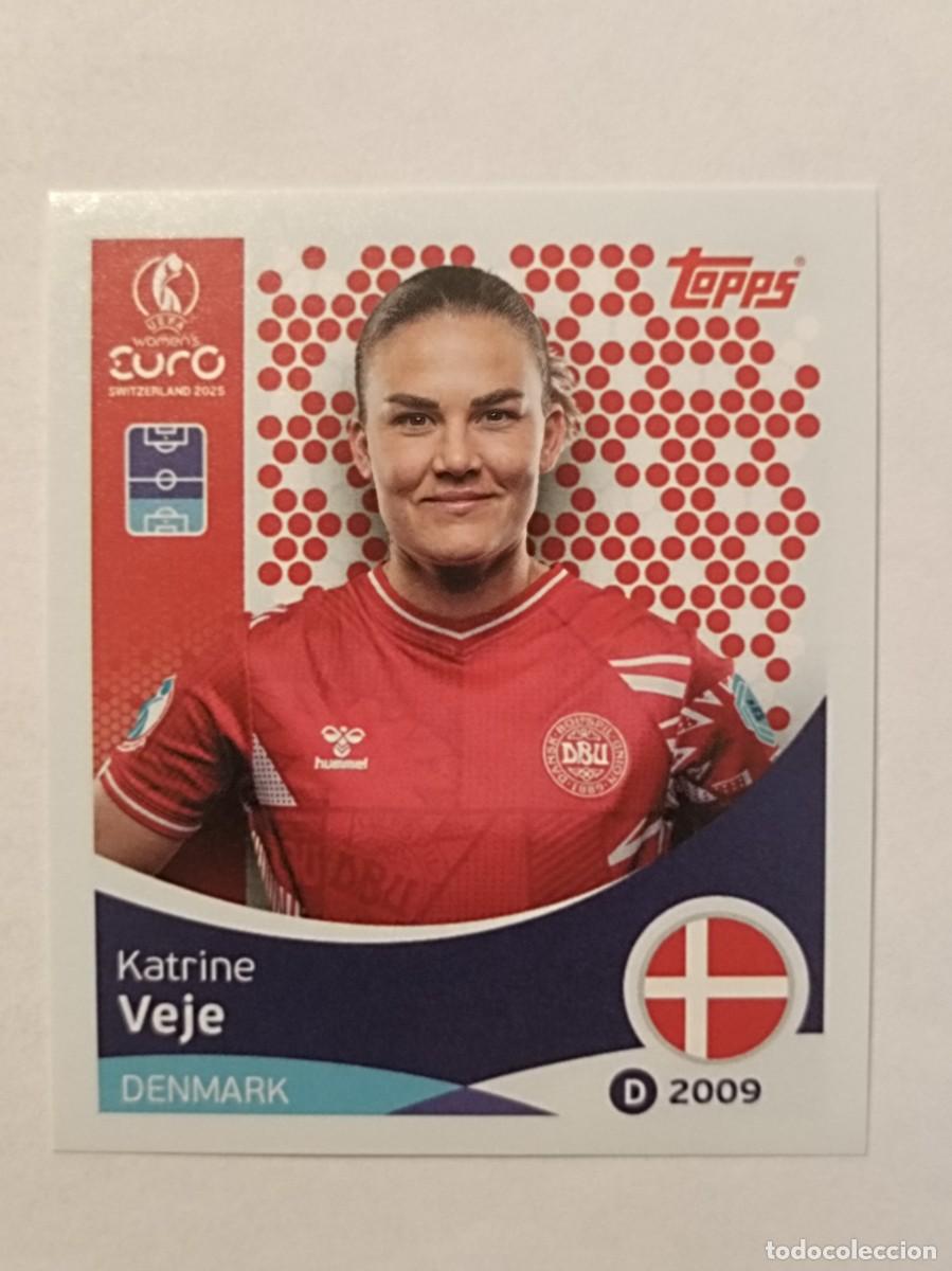 Cromos de F&uacute;tbol: #210 VEJE (DINAMARCA) EURO WOMENS SUIZA 2025 TOPPS