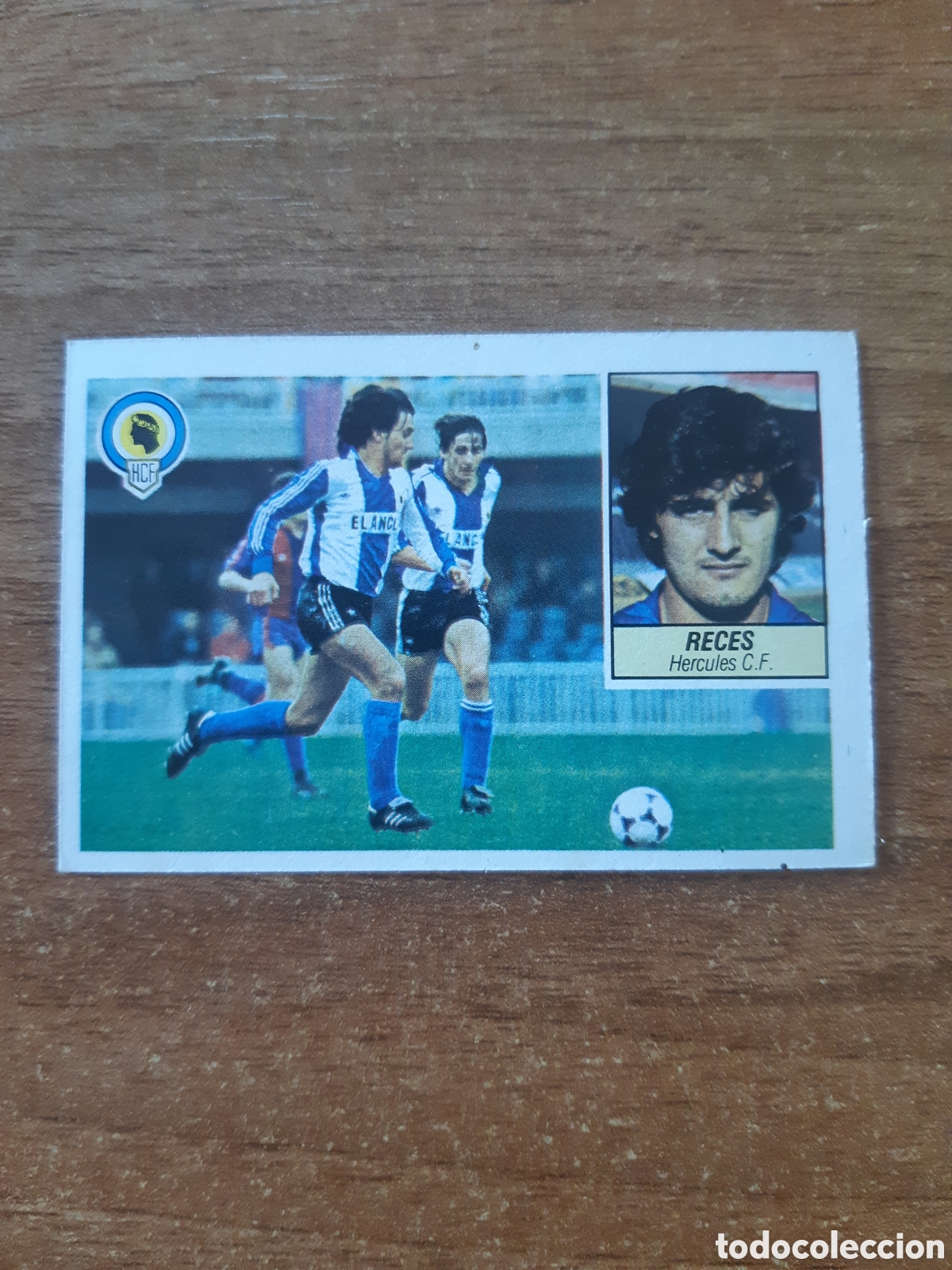 Cromos de Futebol: Reces (H&eacute;rcules) liga 84-85 ESTE. Nunca pegado