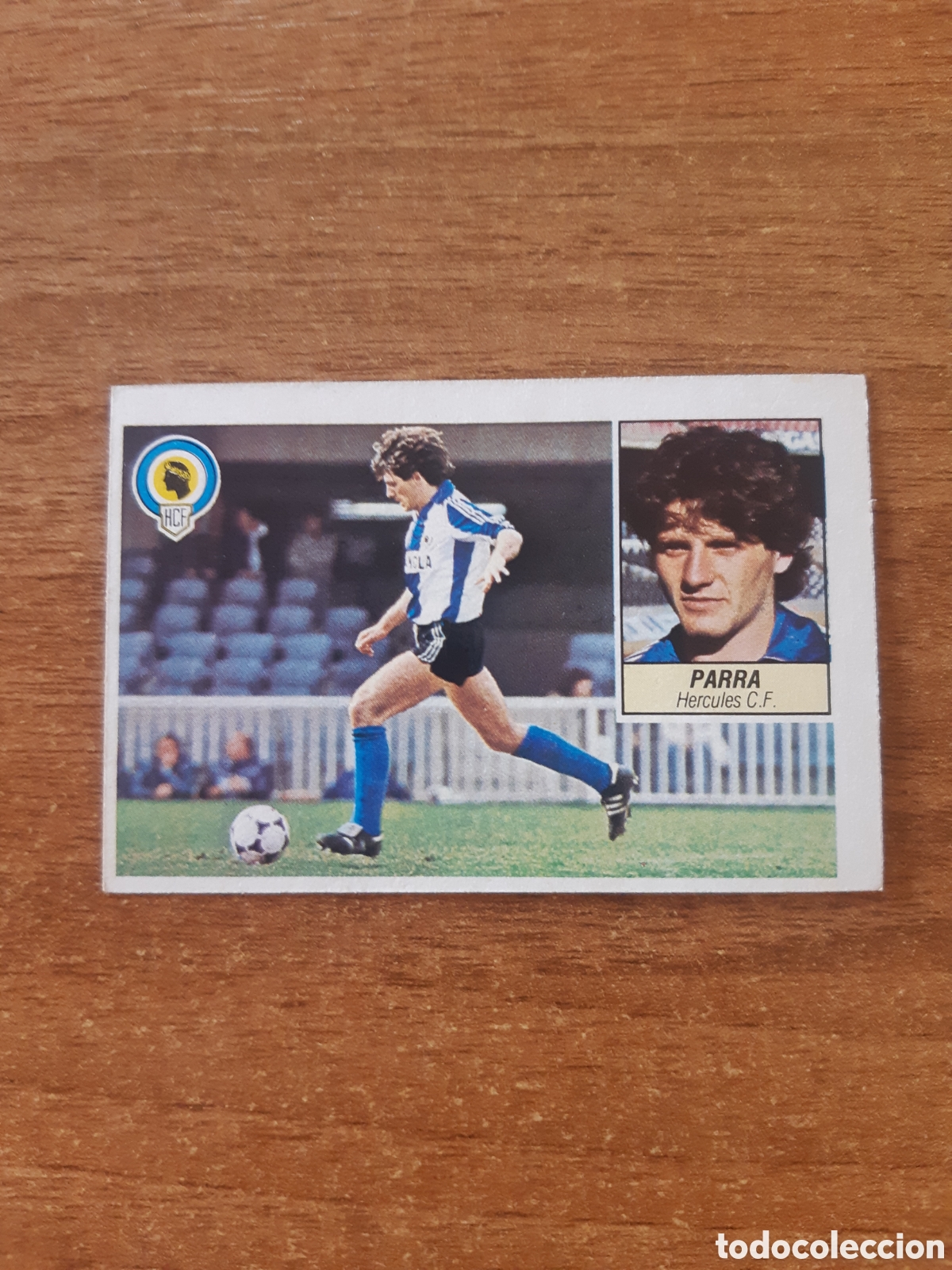 Cromos de Futebol: Parra (H&eacute;rcules) liga 84-85 ESTE. Nunca pegado
