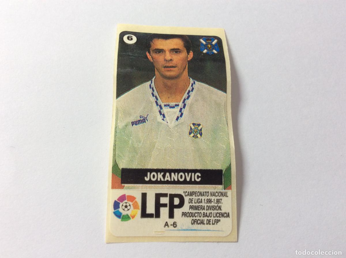 Cromos de F&uacute;tbol: Jokanovic CD Tenerife Chicles Vidal 96 97 La liga de las estrellas