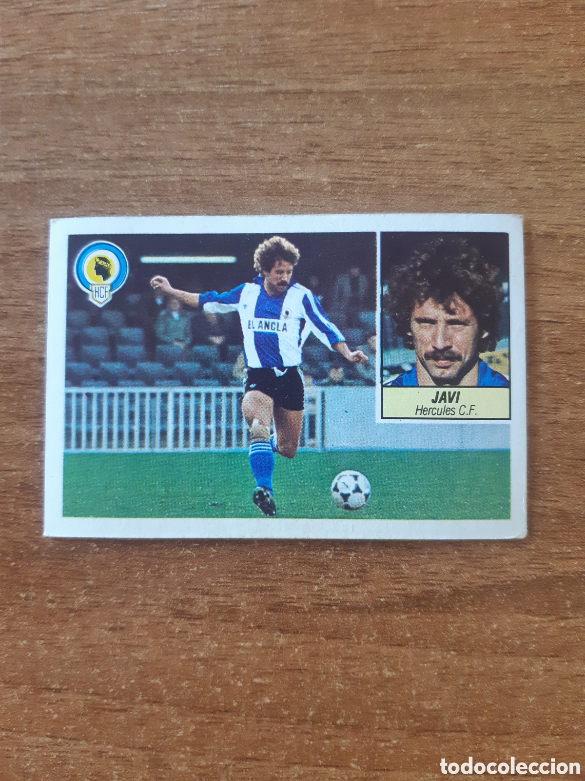 Cromos de Futebol: Javi (H&eacute;rcules) liga 84-85 ESTE. Nunca pegado