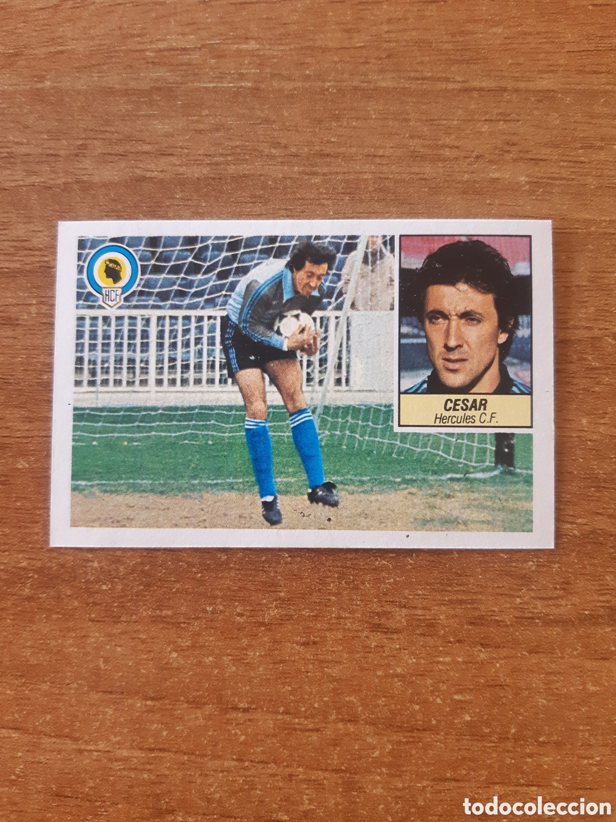 Cromos de Futebol: C&eacute;sar (H&eacute;rcules) Liga 84-85 ESTE. Nunca pegado