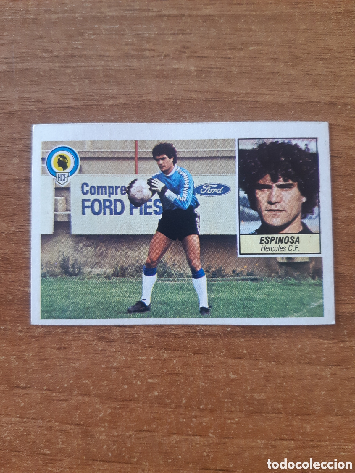 Cromos de Futebol: Espinosa (H&eacute;rcules) liga 84-85 ESTE. Nunca pegado, NUEVO