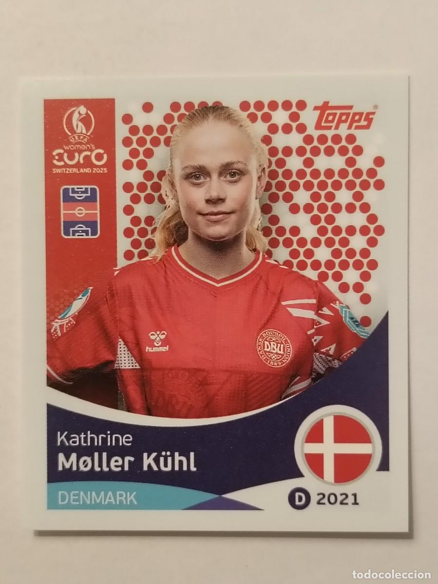 Cromos de F&uacute;tbol: #215 MOLLER KUHL (DINAMARCA) EURO WOMENS SUIZA 2025 TOPPS