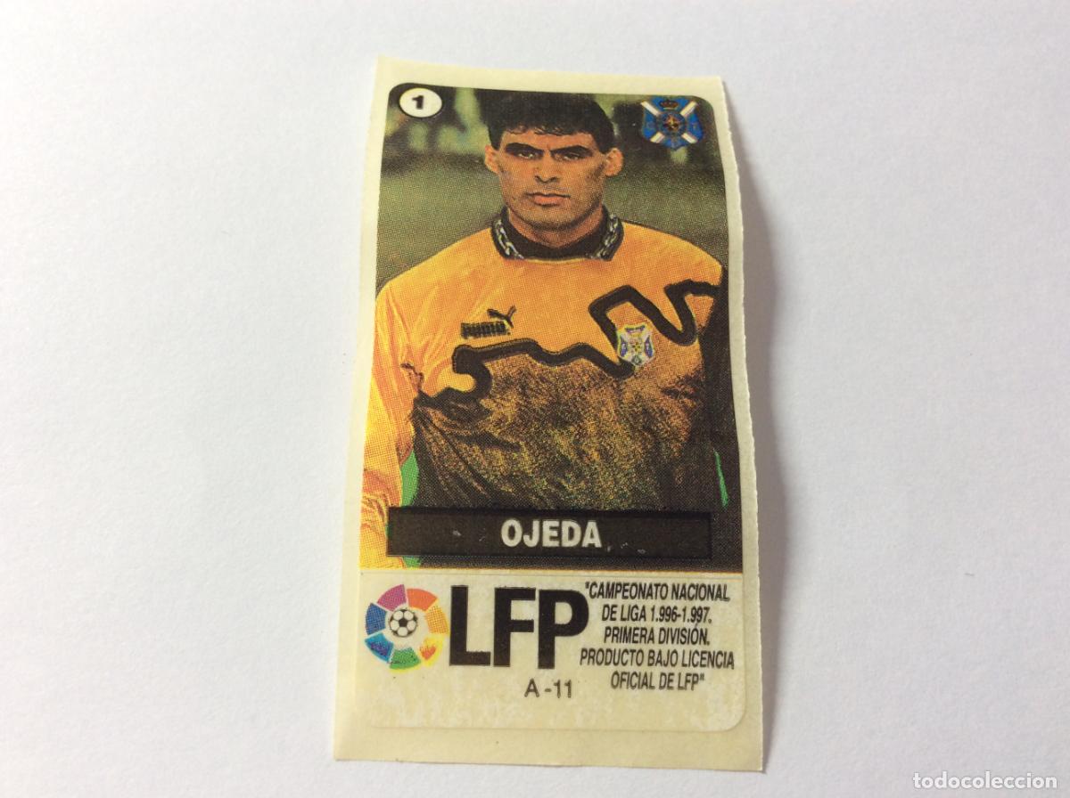 Cromos de F&uacute;tbol: Ojeda CD Tenerife Chicles Vidal 96 97 La liga de las estrellas