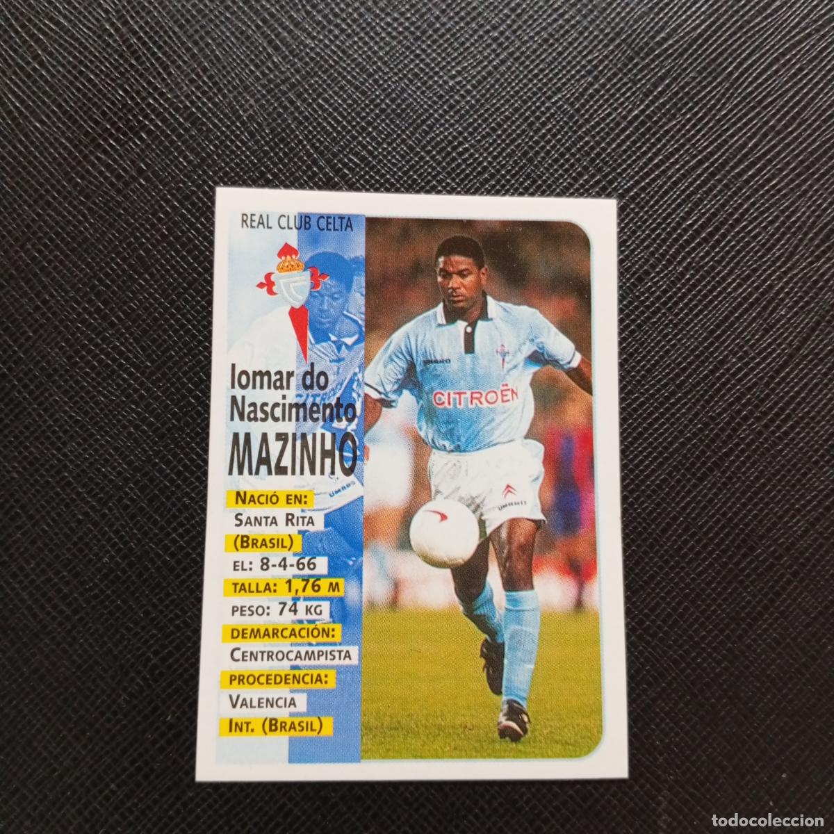 Cromos de F&uacute;tbol: 131 MAZINHO CELTA PANINI 1998 1999 CROMO FUTBOL LIGA 98 99 - SIN PEGAR - A67 PG64