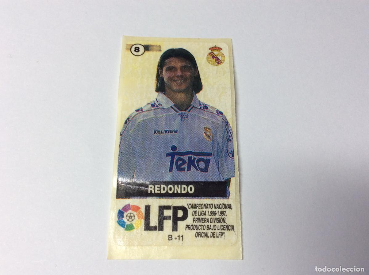 Cromos de F&uacute;tbol: Redondo Real Madrid Chicles Vidal 96 97 La liga de las estrellas