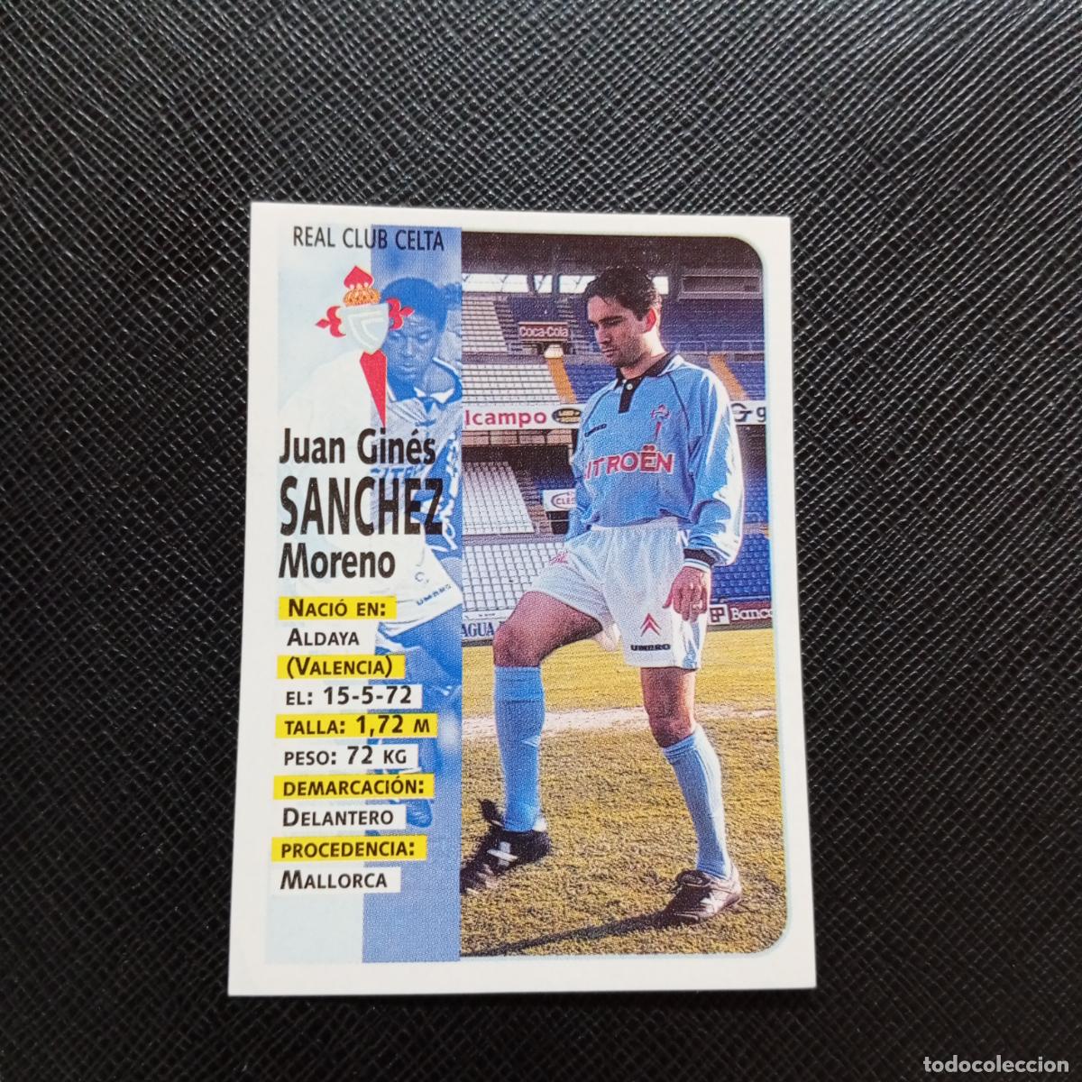 Cromos de F&uacute;tbol: 138 SANCHEZ CELTA PANINI 1998 1999 CROMO FUTBOL LIGA 98 99 - SIN PEGAR - A67 PG100