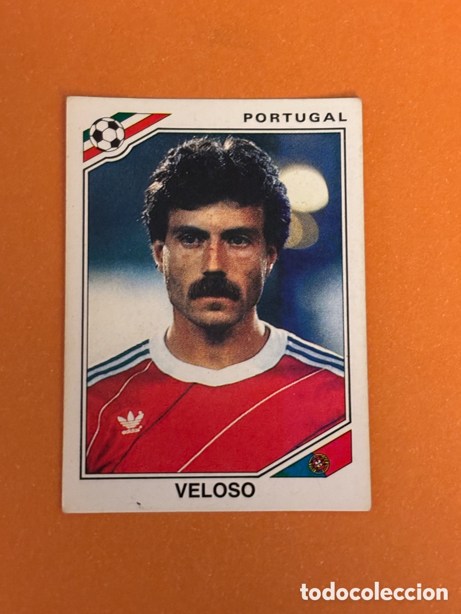 Cromos de F&uacute;tbol: VELOSO SELECCION PORTUGAL 390 MUNDIAL MEXICO 86 PANINI NUNCA PEGADO