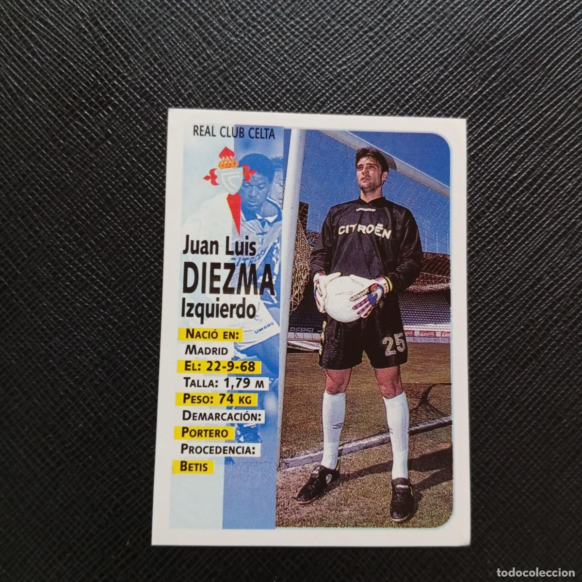 Cromos de F&uacute;tbol: 141 DIEZMA CELTA PANINI 1998 1999 CROMO FUTBOL LIGA 98 99 - SIN PEGAR - A67 PG118
