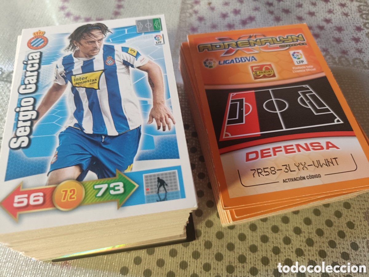 Cromos de F&uacute;tbol: Lote de 189 Adrenalyn 10 11 sin repetir
