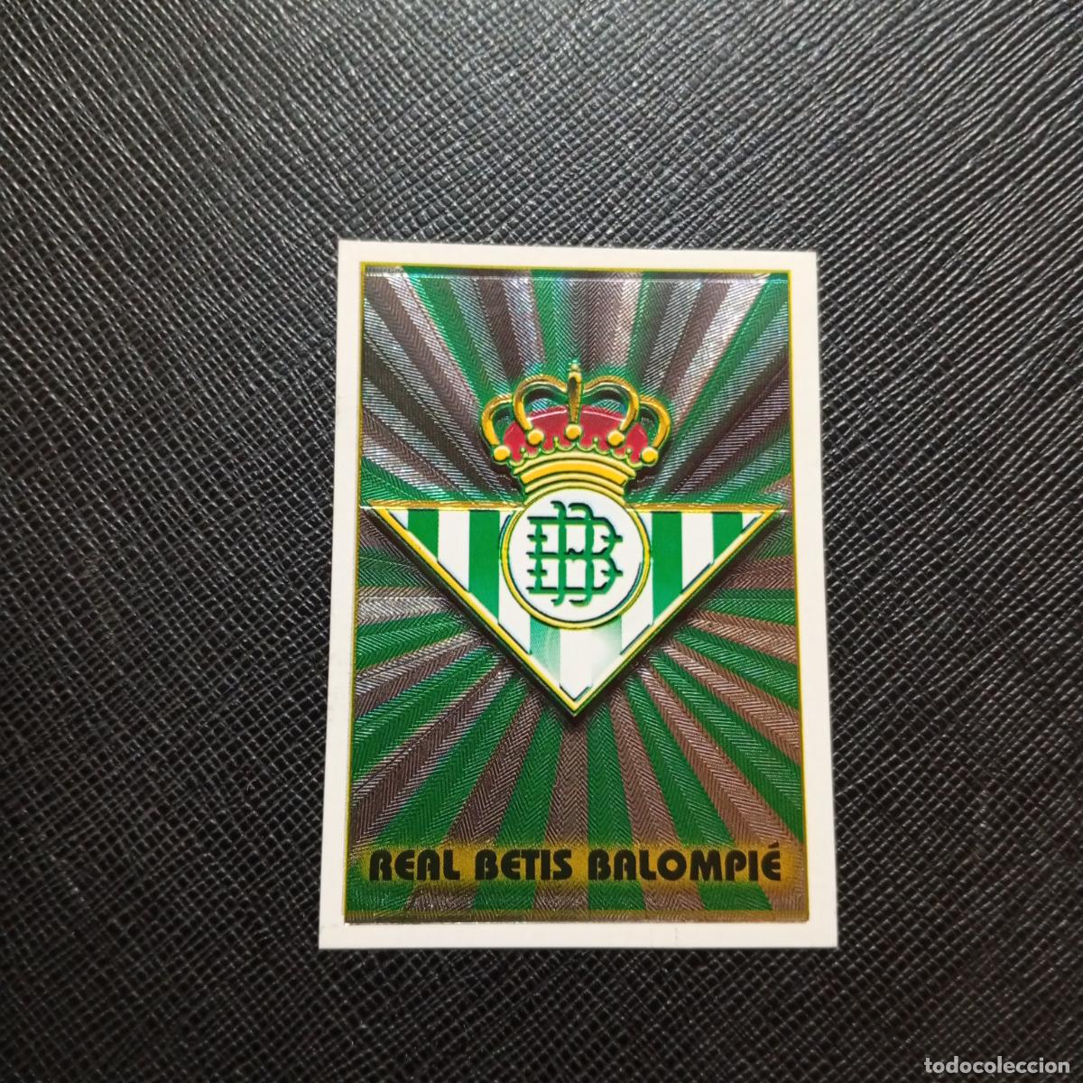 Cromos de F&uacute;tbol: 142 ESCUDO REAL BETIS PANINI 1998 1999 CROMO FUTBOL LIGA 98 99 - SIN PEGAR - A67 PG118