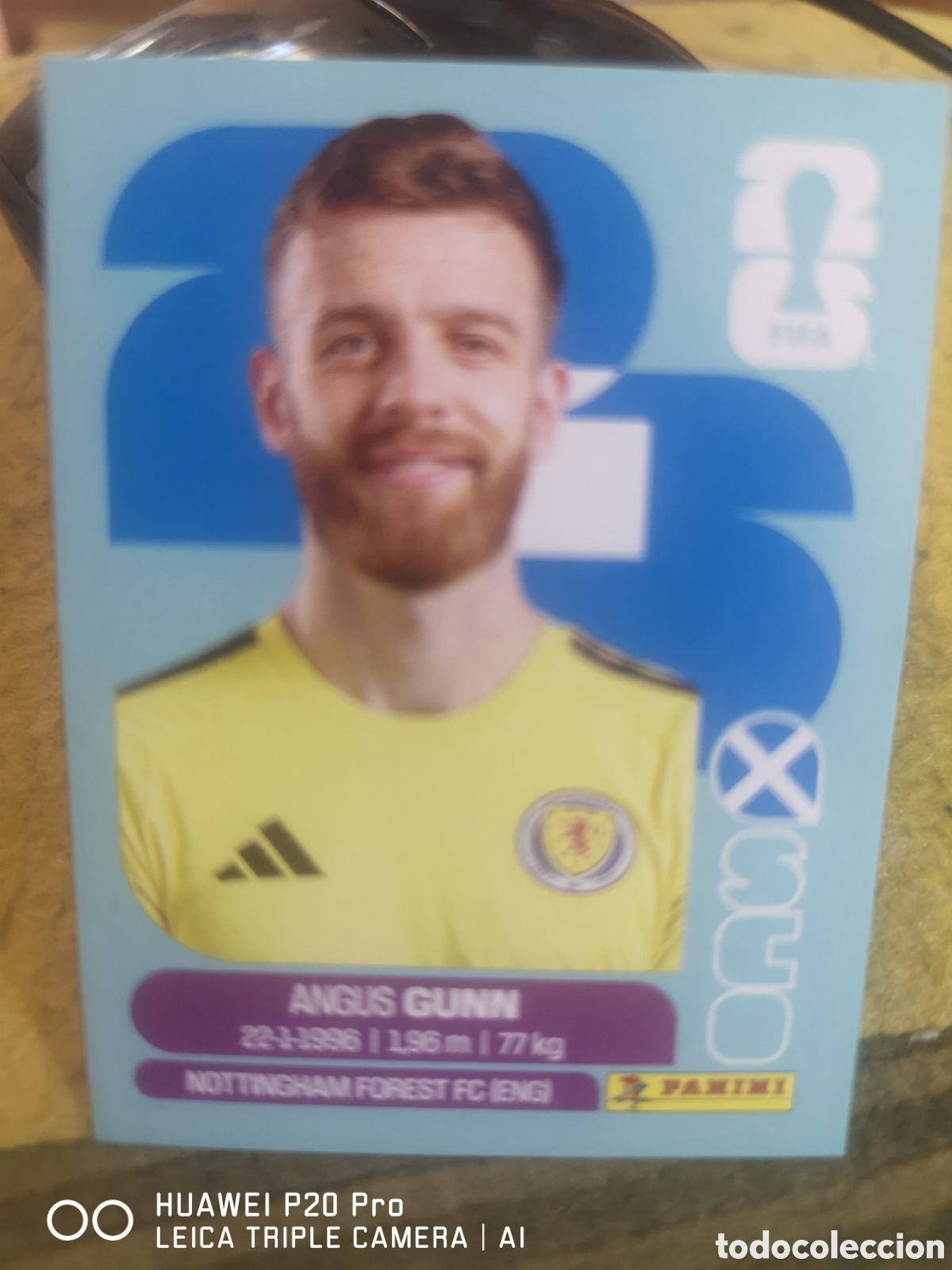Cromos de F&uacute;tbol: FIFA WORLD CUP MUNDIAL 2026 ANGUS GUNN - SCO 2