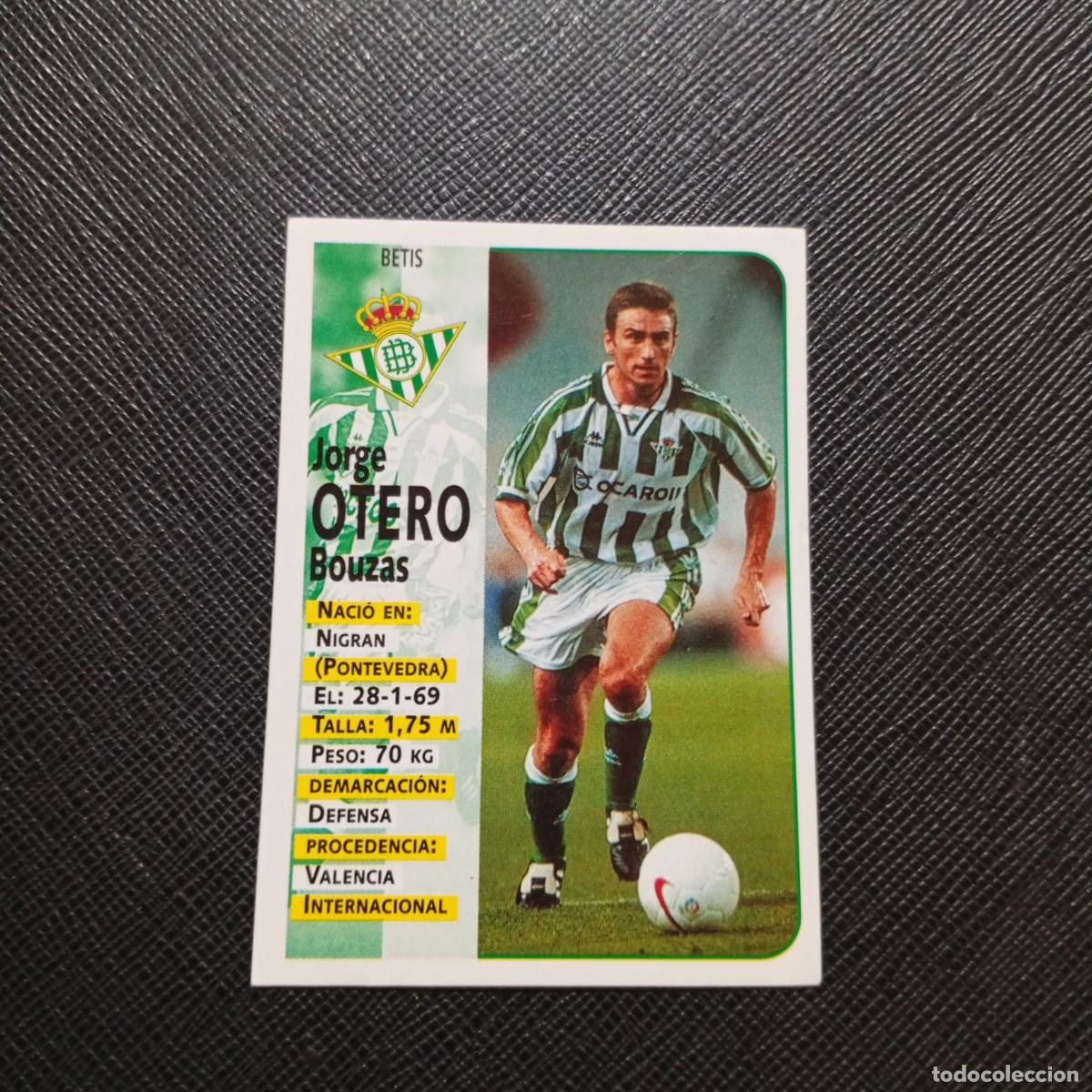 Cromos de F&uacute;tbol: 145 OTERO REAL BETIS PANINI 1998 1999 CROMO FUTBOL LIGA 98 99 - SIN PEGAR - A67 PG154