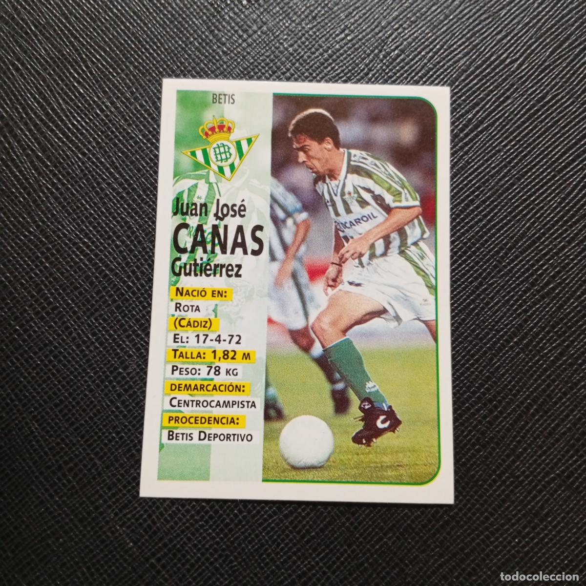 Cromos de F&uacute;tbol: 152 CA&Ntilde;AS REAL BETIS PANINI 1998 1999 CROMO FUTBOL LIGA 98 99 - SIN PEGAR - A67 PG199