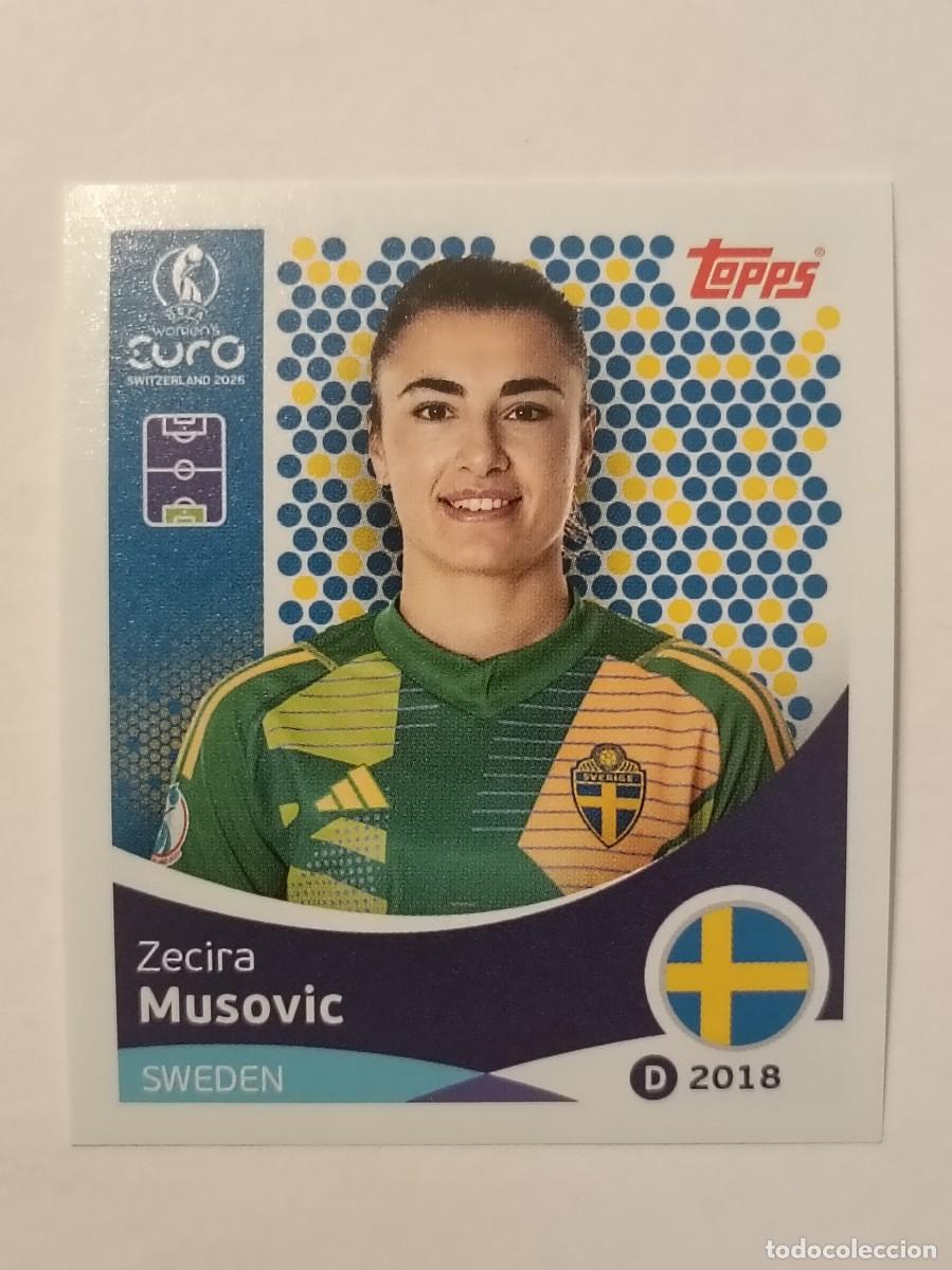 Cromos de F&uacute;tbol: #223 MUSOVIC (SUECIA) EURO WOMENS SUIZA 2025 TOPPS