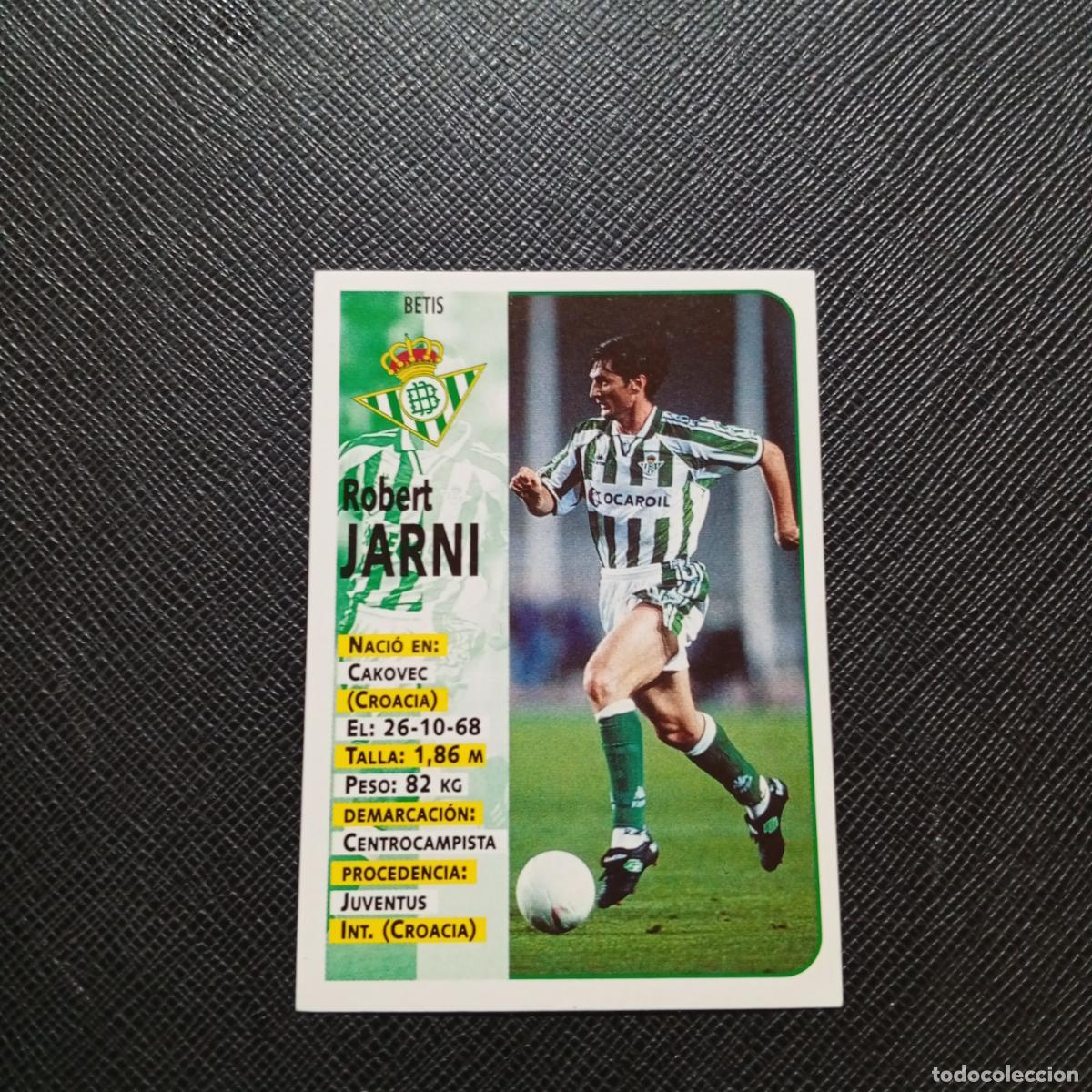Cromos de F&uacute;tbol: 155 JARNI REAL BETIS PANINI 1998 1999 CROMO FUTBOL LIGA 98 99 - SIN PEGAR - A67 PG235