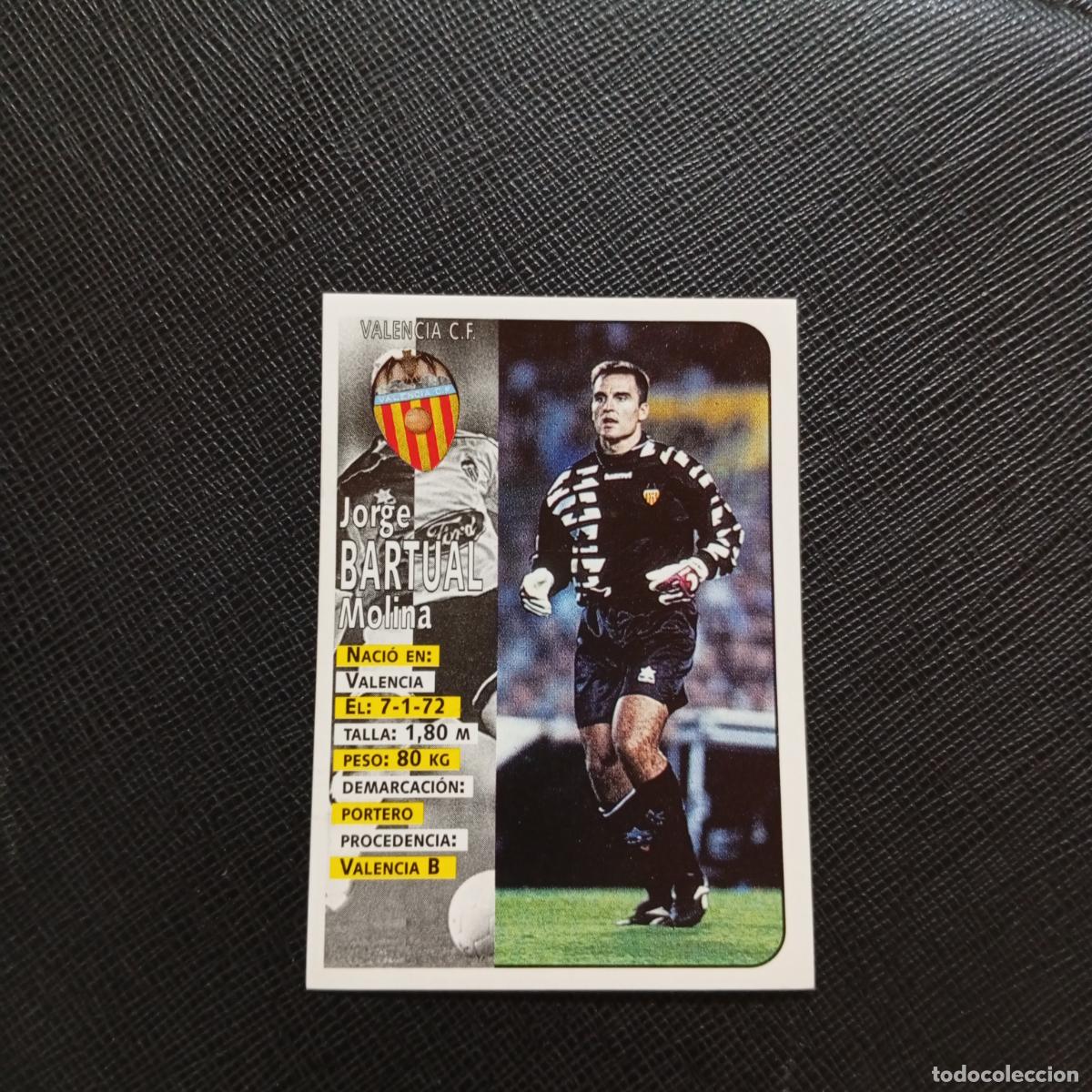 Cromos de F&uacute;tbol: 162 BARTUAL VALENCIA PANINI 1998 1999 CROMO FUTBOL LIGA 98 99 - SIN PEGAR - A67 PG253