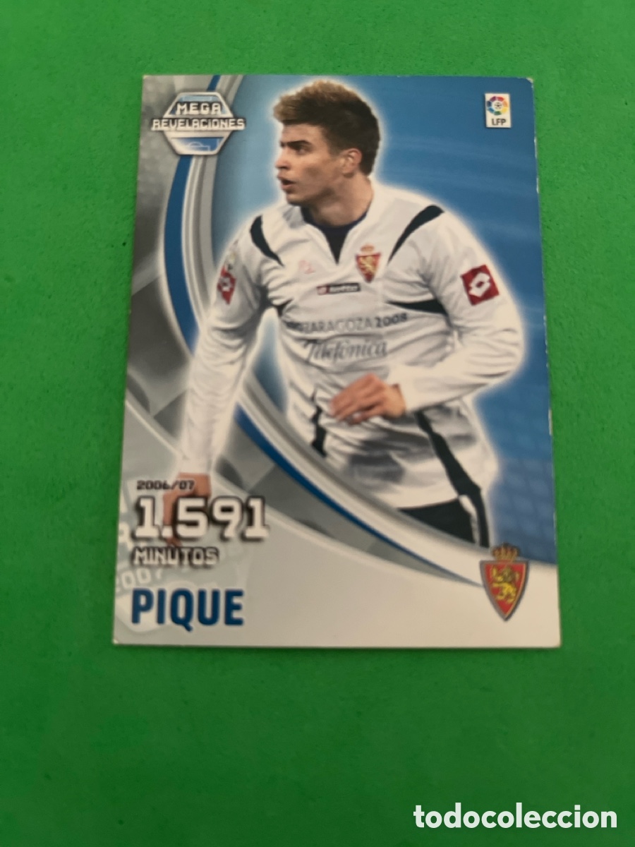 Cromos de Futebol: PIQUE 401 REAL ZARAGOZA MEGA REVELACIONES MGK 2007 2008 MEGACRACKS 07 08 PANINI PERFECTO ESTADO