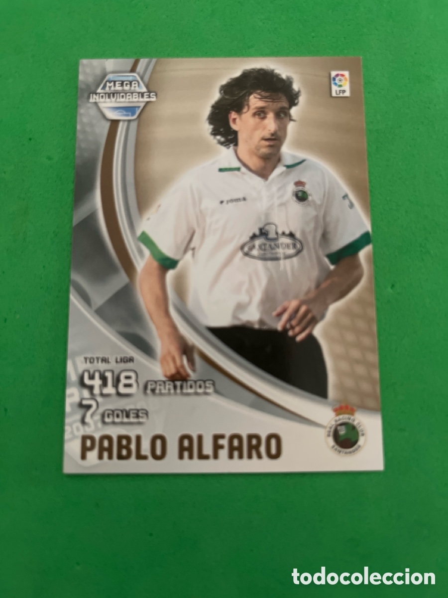 Cromos de F&uacute;tbol: PABLO ALFARO 404 RACING MEGA INOLVIDABLES MGK 2007 2008 MEGACRACKS 07 08 PANINI PERFECTO ESTADO