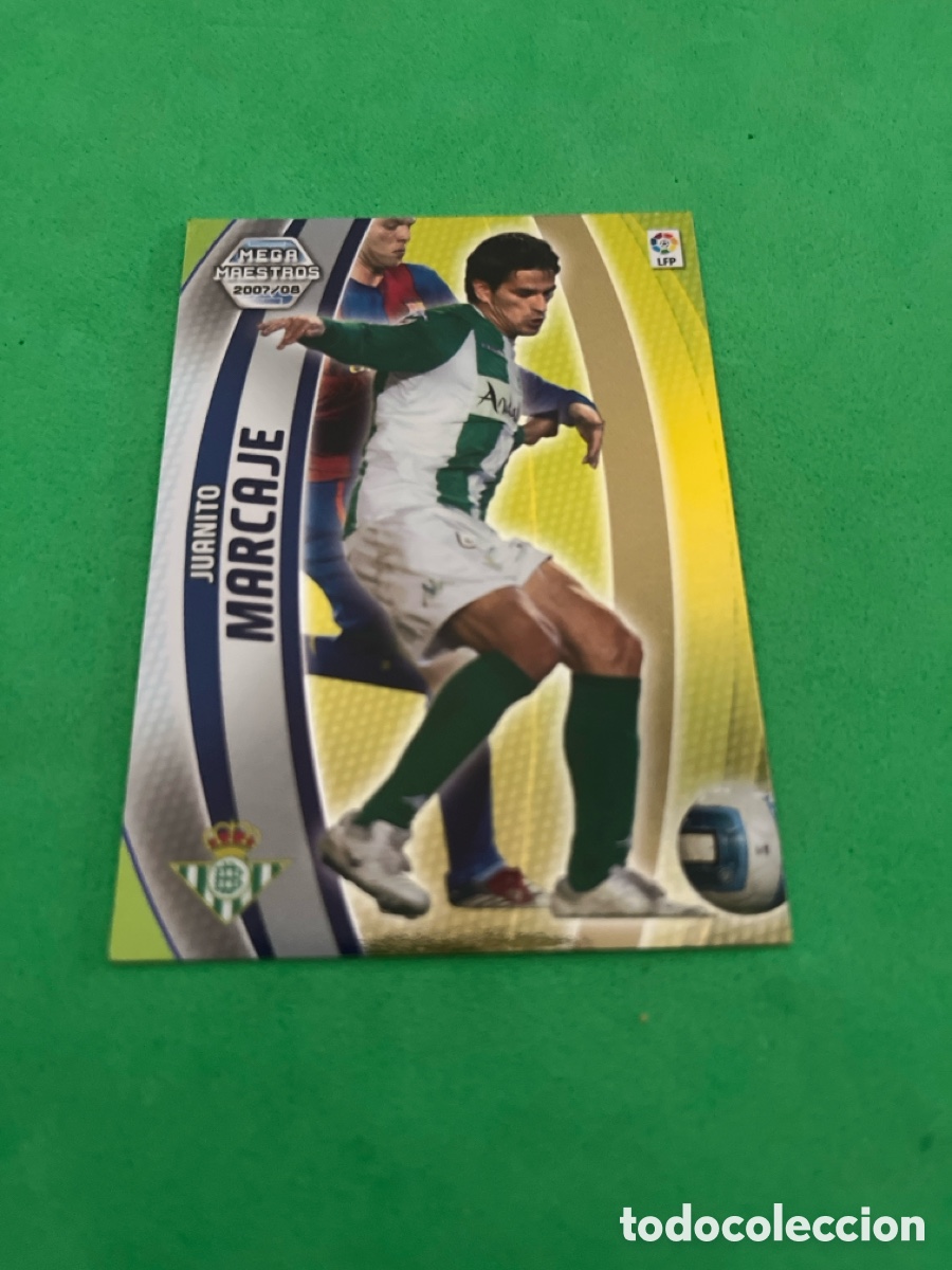 Football Stickers: JUANITO 409 REAL BETIS MEGA MAESTROS MGK 2007 2008 MEGACRACKS 07 08 PANINI PERFECTO ESTADO