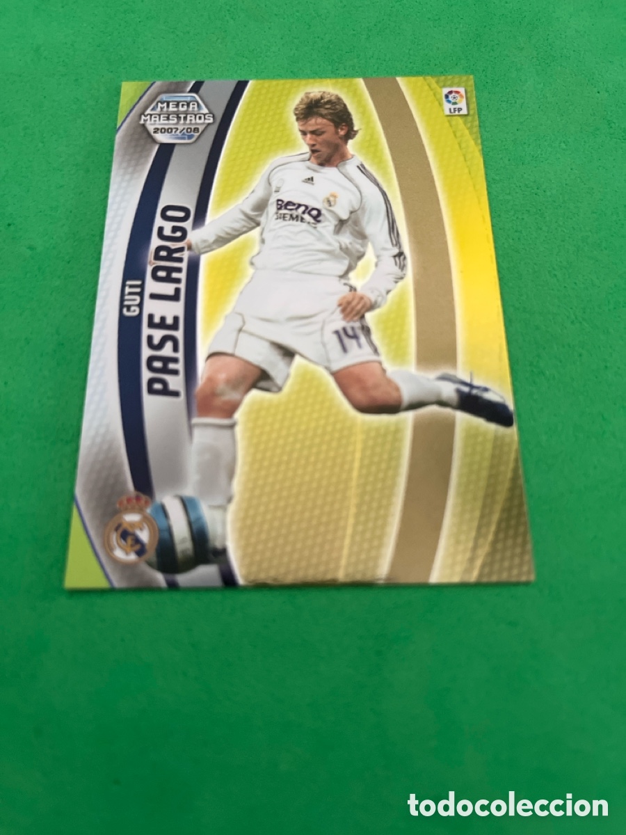 Football Stickers: GUTI 410 REAL MADRID MEGA MAESTROS MGK 2007 2008 MEGACRACKS 07 08 PANINI PERFECTO ESTADO