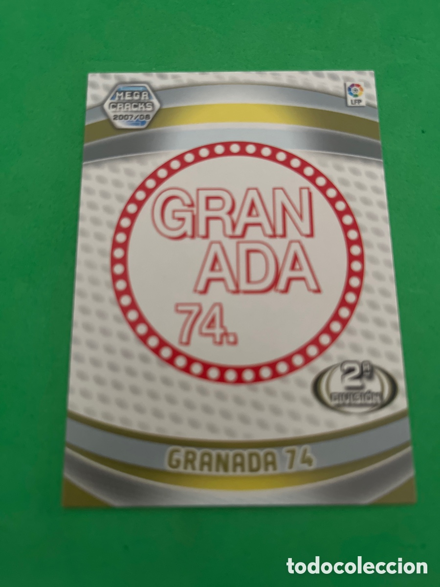 Cromos de F&uacute;tbol: ESCUDO GRANADA 74 418 MGK 2007 2008 MEGACRACKS 07 08 PANINI PERFECTO ESTADO