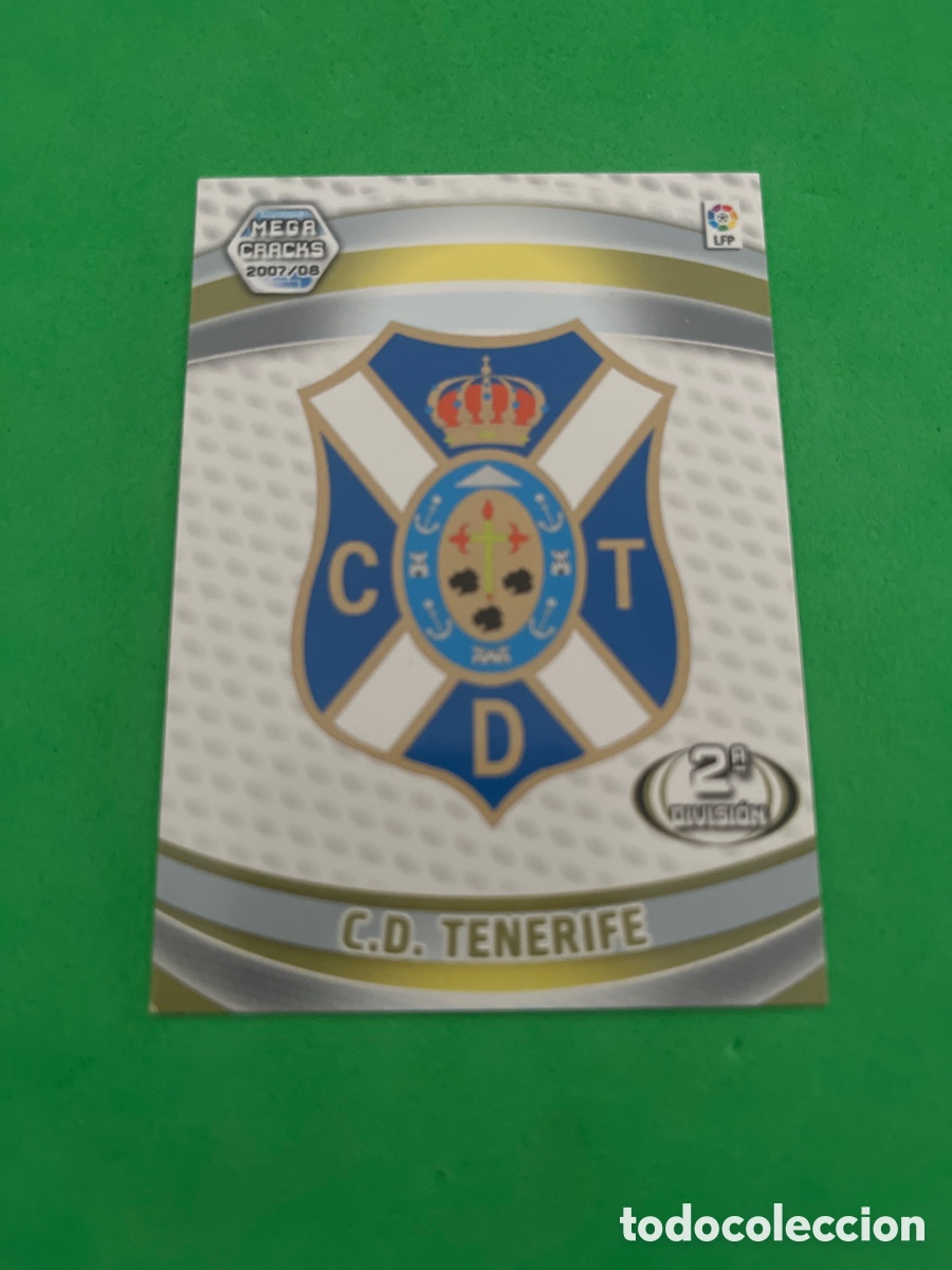 Cromos de F&uacute;tbol: ESCUDO TENERIFE 421 MGK 2007 2008 MEGACRACKS 07 08 PANINI PERFECTO ESTADO