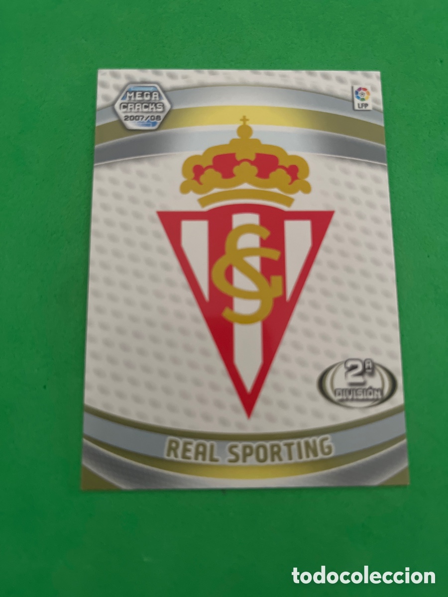 Cartes &agrave; collectionner de Football: ESCUDO SPORTING DE GIJON 427 MGK 2007 2008 MEGACRACKS 07 08 PANINI PERFECTO ESTADO