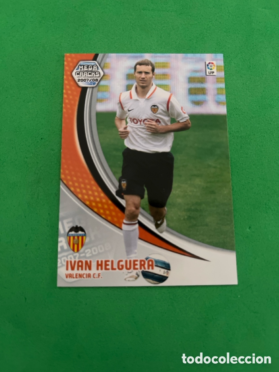 Football Stickers: IVAN HELGUERA 467 VALENCIA C.F. NUEVO FICHAJE MGK 2007 2008 MEGACRACKS 07 08 PANINI PERFECTO ESTADO