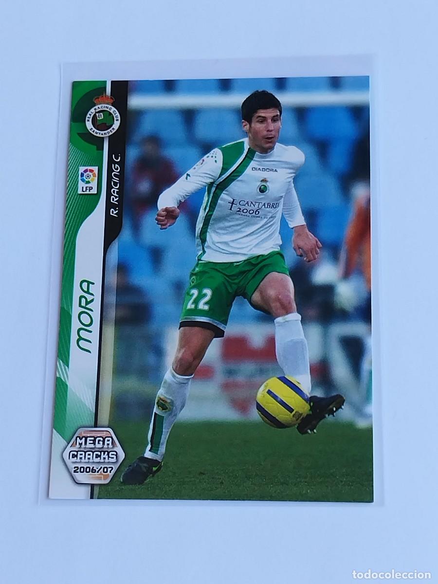 Cromos de F&uacute;tbol: MORA #238 REAL RACING CLUB - MEGACRACKS LA LIGA 2006 2007 - PANINI MGK 06 07 CROMO FUTBOL