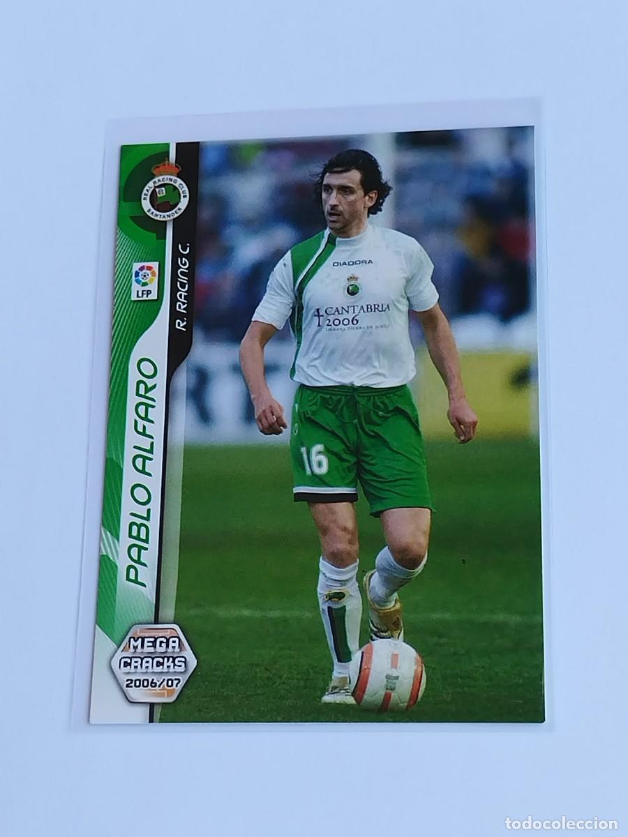 Cromos de F&uacute;tbol: PABLO ALFARO #240 REAL RACING CLUB - MEGACRACKS LA LIGA 2006 2007 - PANINI MGK 06 07 CROMO FUTBOL