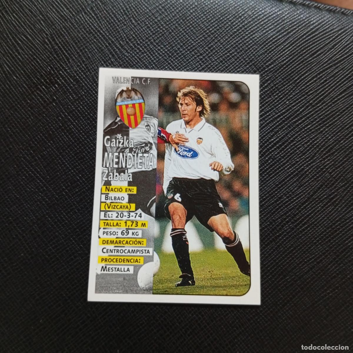 Cromos de F&uacute;tbol: 169 MENDIETA VALENCIA PANINI 1998 1999 CROMO FUTBOL LIGA 98 99 - SIN PEGAR - A67 PG280
