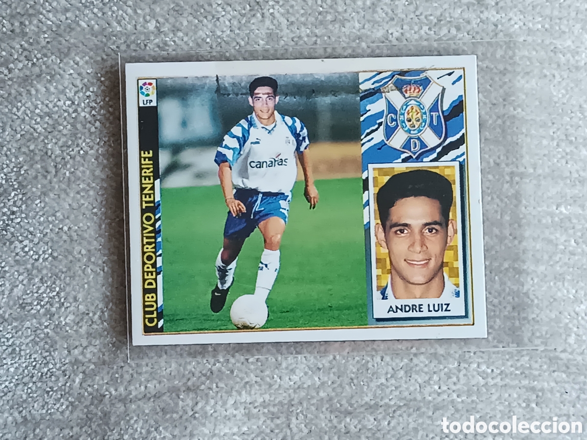 Cromos de F&uacute;tbol: Andre Luiz, Tenerife. 97 98. Bis 8