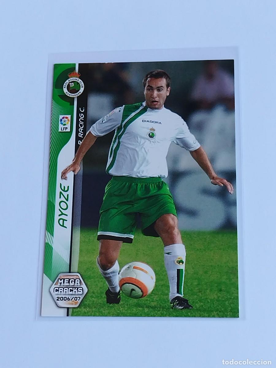 Cromos de F&uacute;tbol: AYOZE BAJA #241 REAL RACING CLUB - MEGACRACKS LA LIGA 2006 2007 - PANINI MGK 06 07 CROMO FUTBOL