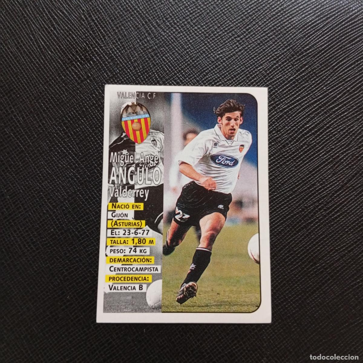 Cromos de F&uacute;tbol: 171 ANGULO VALENCIA PANINI 1998 1999 CROMO FUTBOL LIGA 98 99 - SIN PEGAR - A67 PG280
