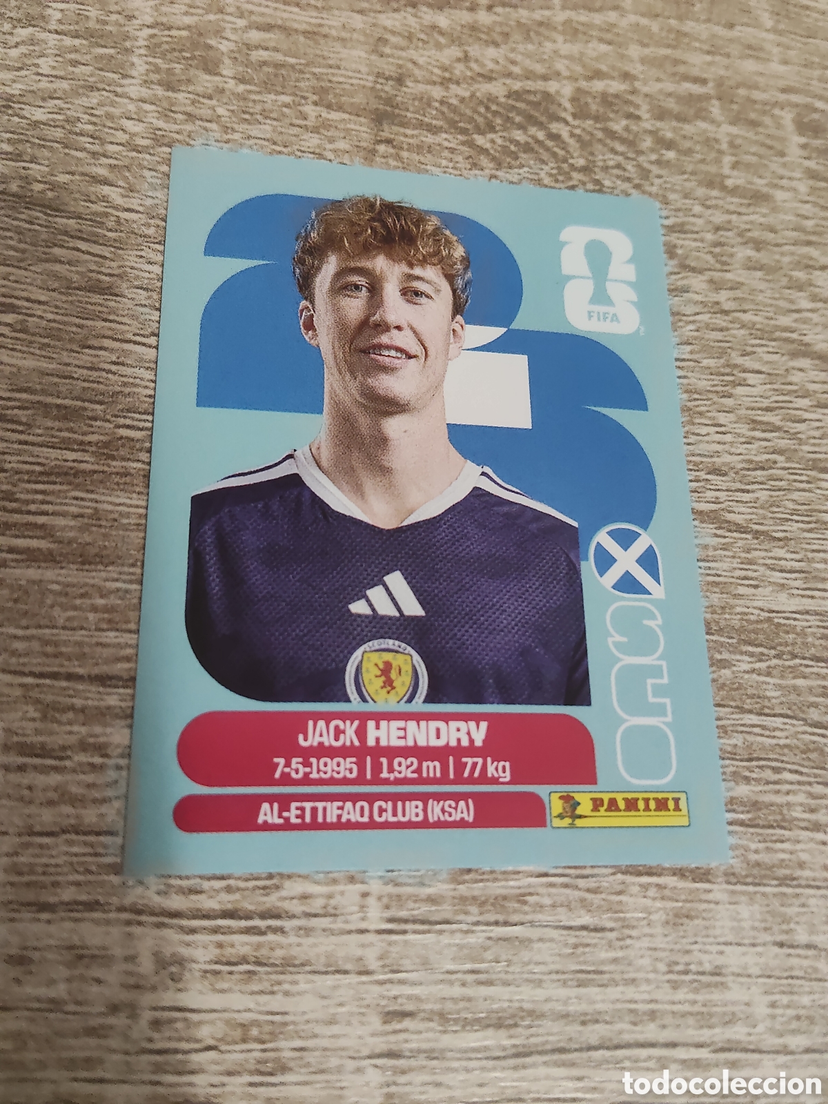 Cromos de F&uacute;tbol: Panini mundial 2026 SCO 3 Jack Hendry Escocia