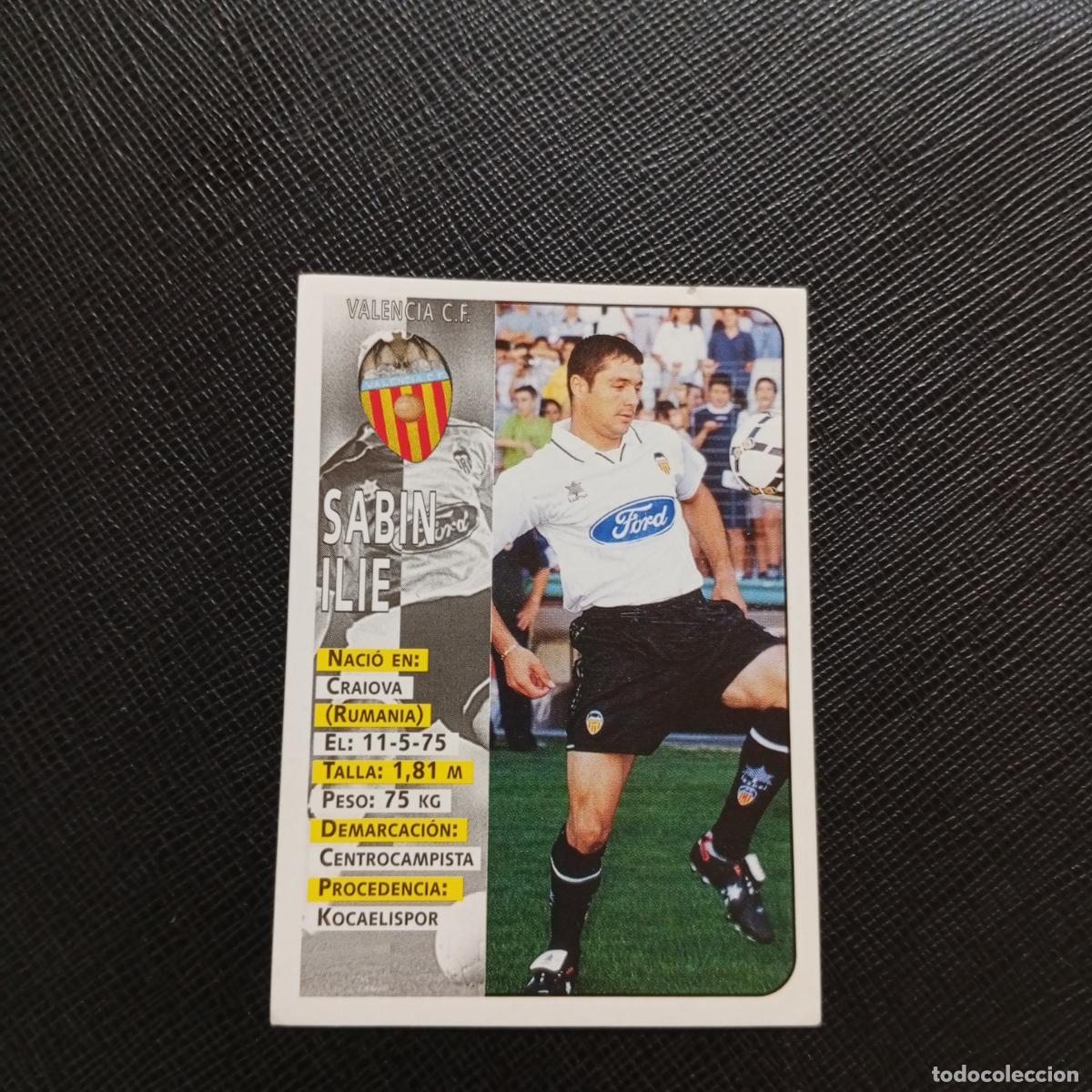 Cromos de F&uacute;tbol: 173 SABIN ILIE VALENCIA PANINI 1998 1999 CROMO FUTBOL LIGA 98 99 - SIN PEGAR - A67 PG280