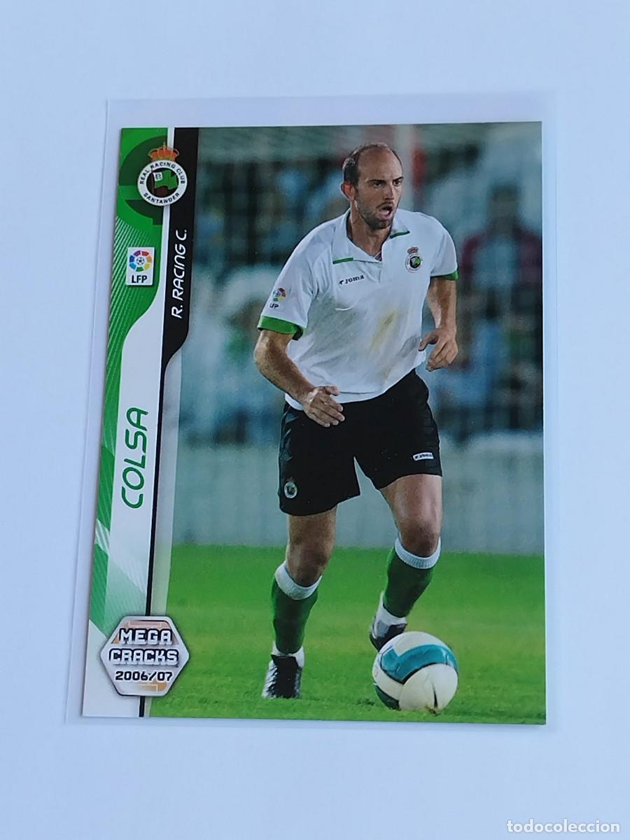 Cromos de F&uacute;tbol: COLSA #244 REAL RACING CLUB - MEGACRACKS LA LIGA 2006 2007 - PANINI MGK 06 07 CROMO FUTBOL