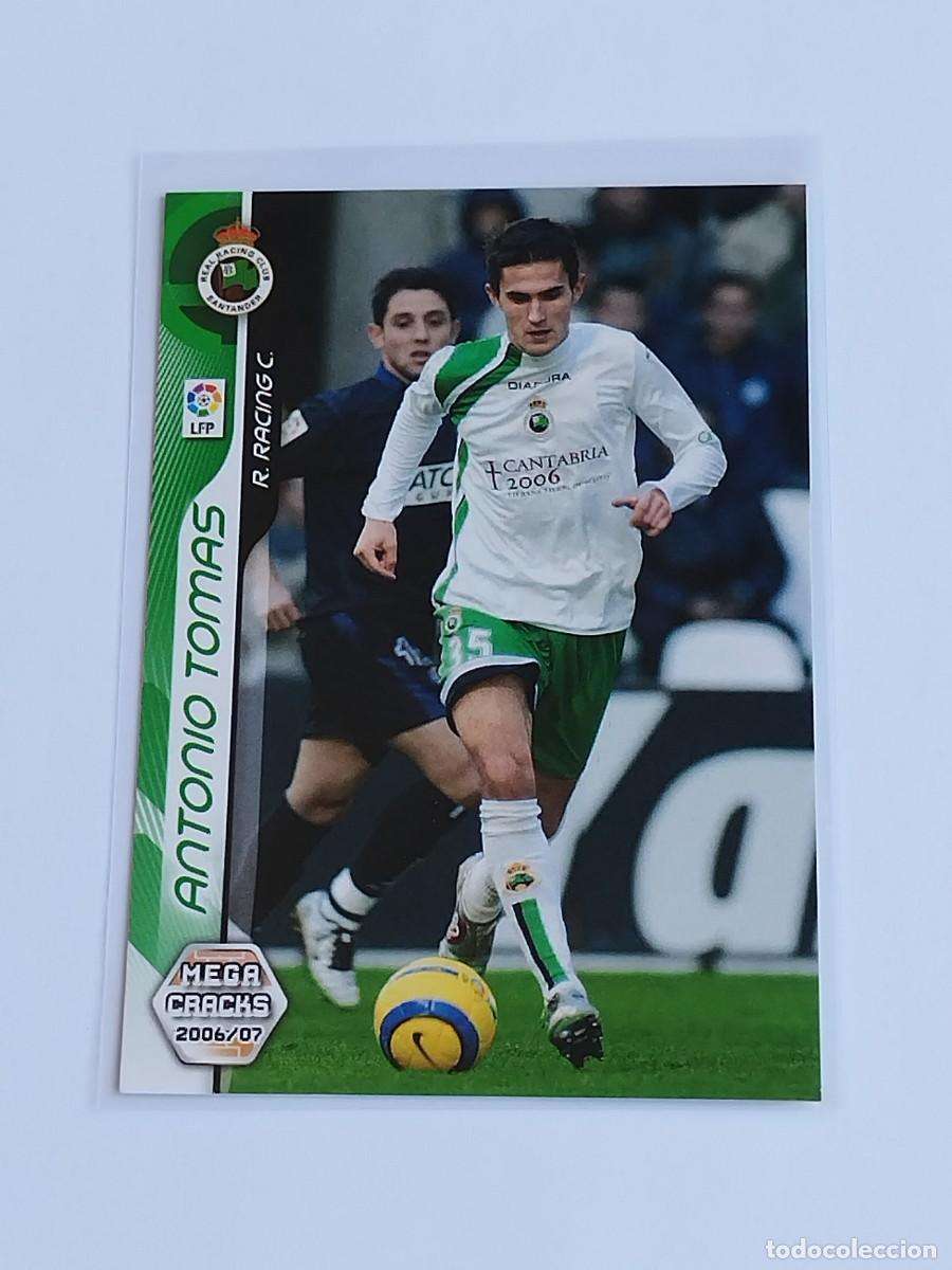 Cromos de F&uacute;tbol: ANTONIO TOMAS #245 REAL RACING CLUB - MEGACRACKS LA LIGA 2006 2007 - PANINI MGK 06 07 CROMO FUTBOL
