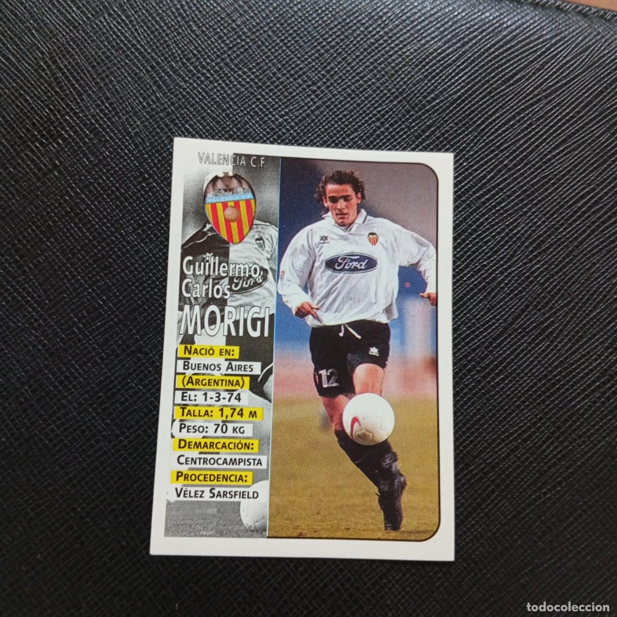 Cromos de F&uacute;tbol: 174 MORIGI VALENCIA PANINI 1998 1999 CROMO FUTBOL LIGA 98 99 - SIN PEGAR - A67 PG280