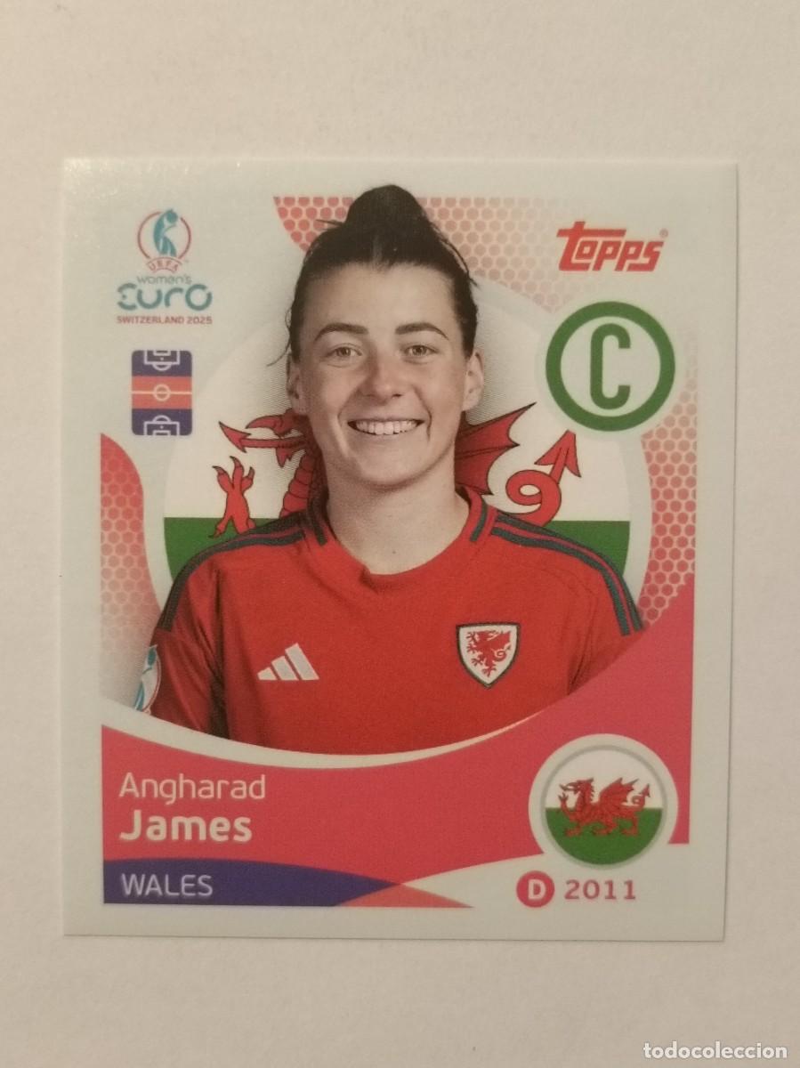 Fu&szlig;ball-Sticker: #270 JAMES (GALES) EURO WOMENS SUIZA 2025 TOPPS