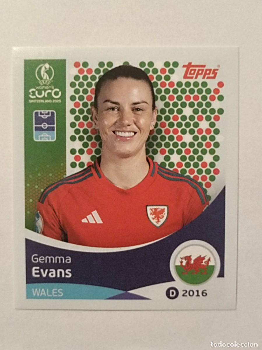 Fu&szlig;ball-Sticker: #274 EVANS (GALES) EURO WOMENS SUIZA 2025 TOPPS