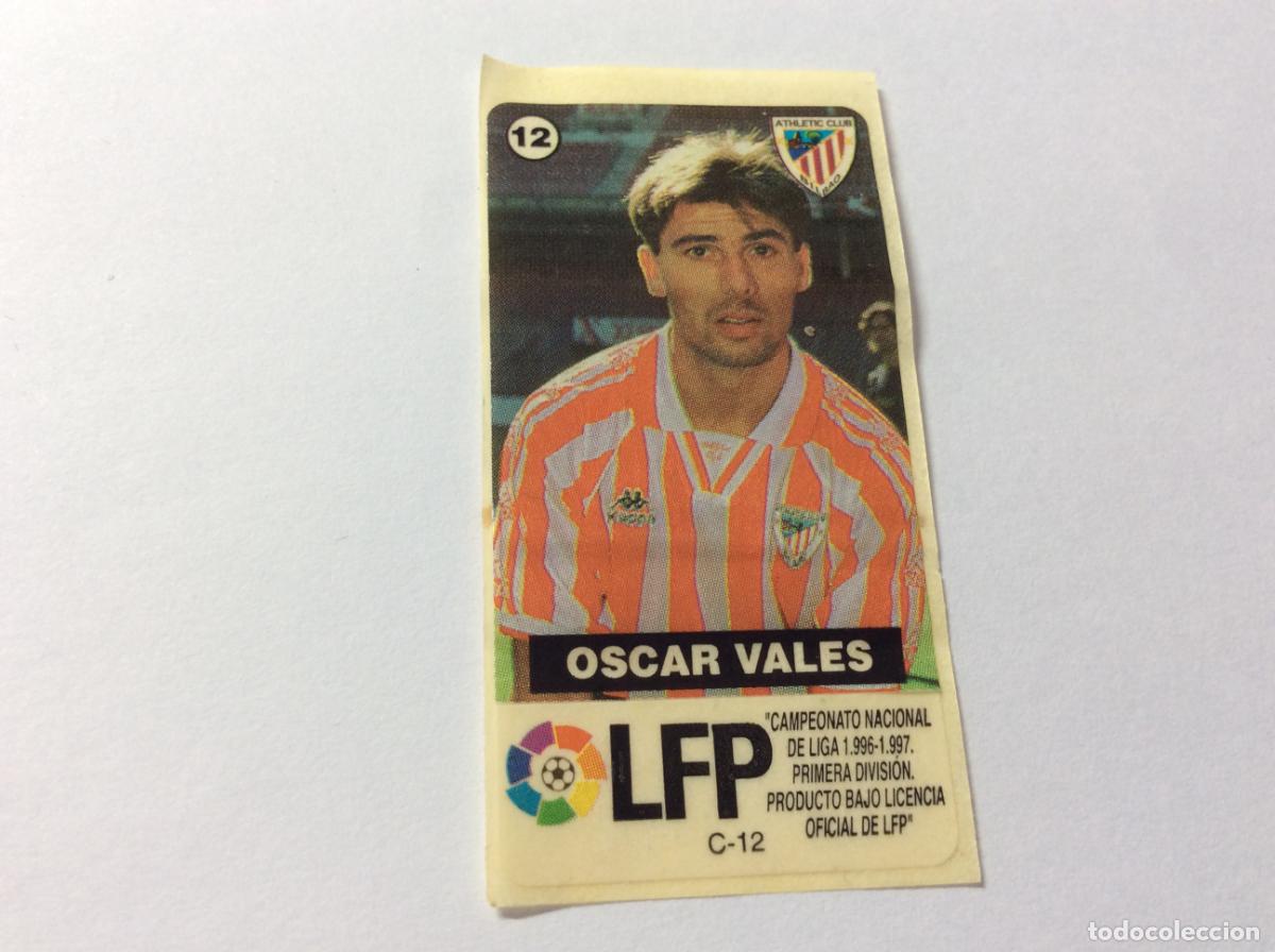 Cromos de F&uacute;tbol: Oscar Vales Athletic Bilbao Chicles Vidal 96 97 La liga de las estrellas